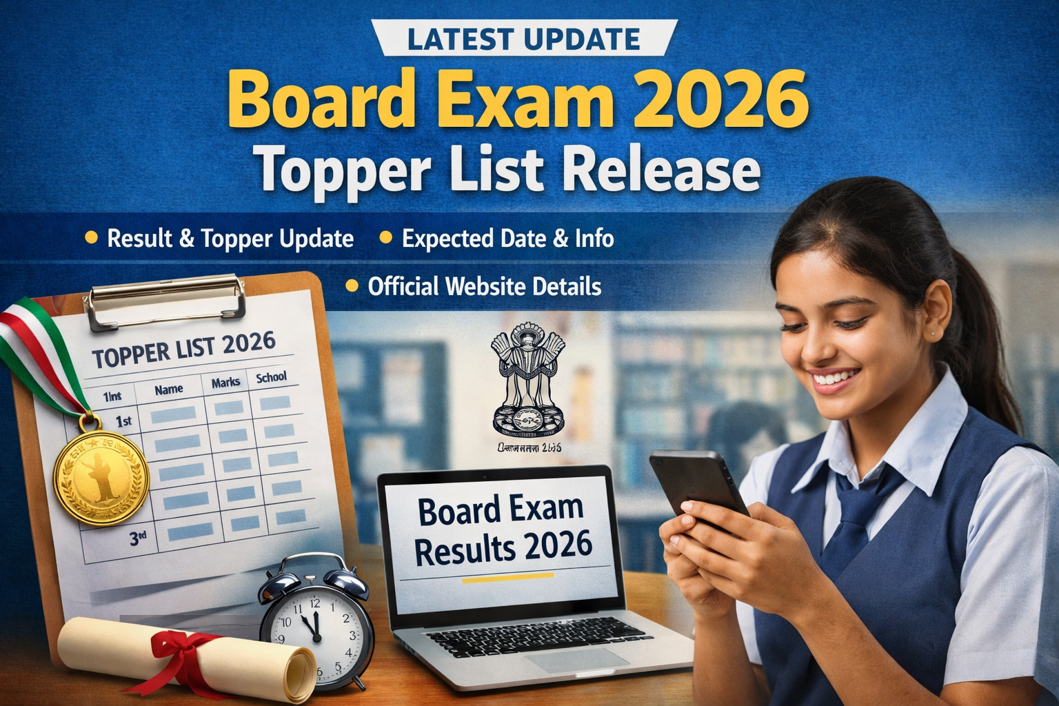 Board Exam 2026 Topper List Release Date & Official Update
