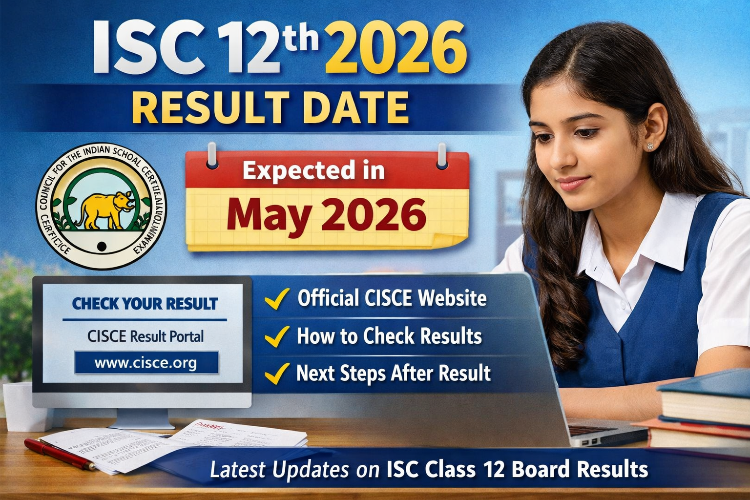 ISC 12th 2026 Result Date: Expected Release & How to Check