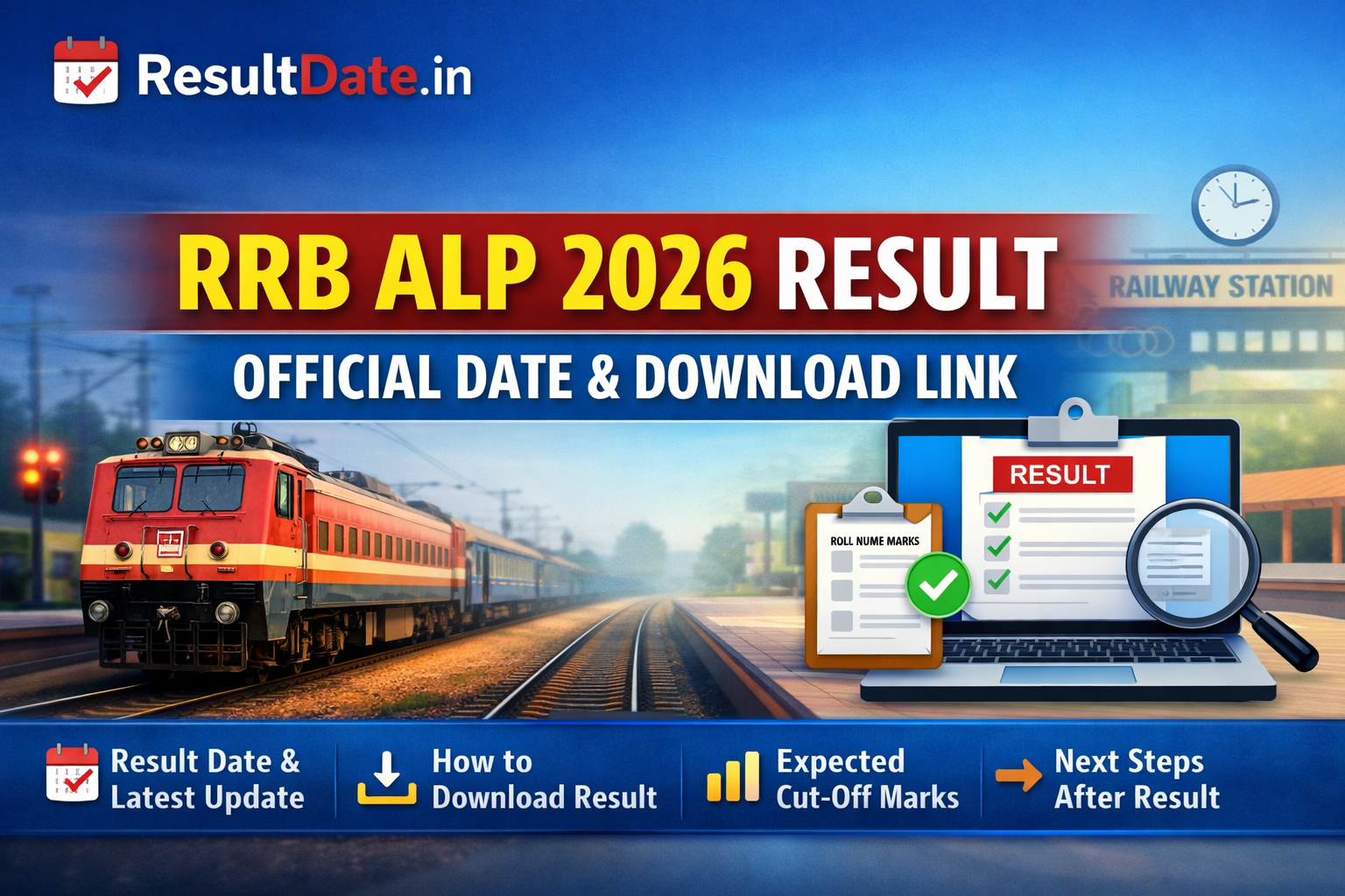 RRB ALP 2026 Result Official Date Update & Download Link