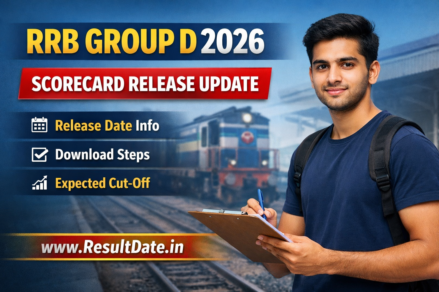 RRB Group D 2026 Scorecard Release Date & Download