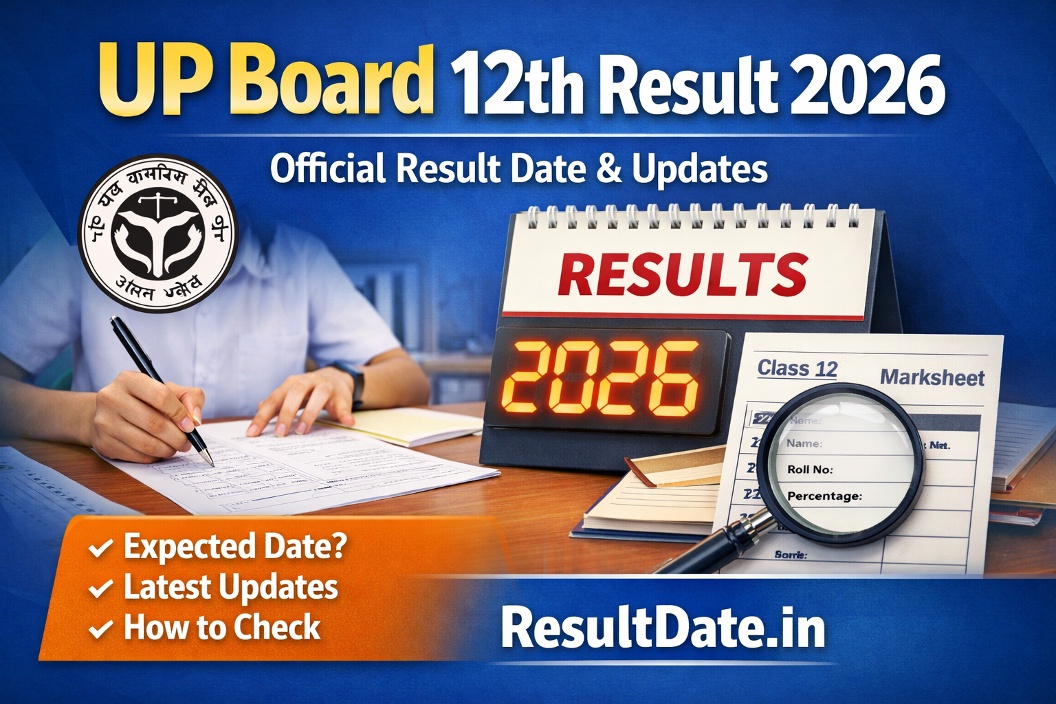 UP Board 12th 2026 Official Result Date & Expected Time