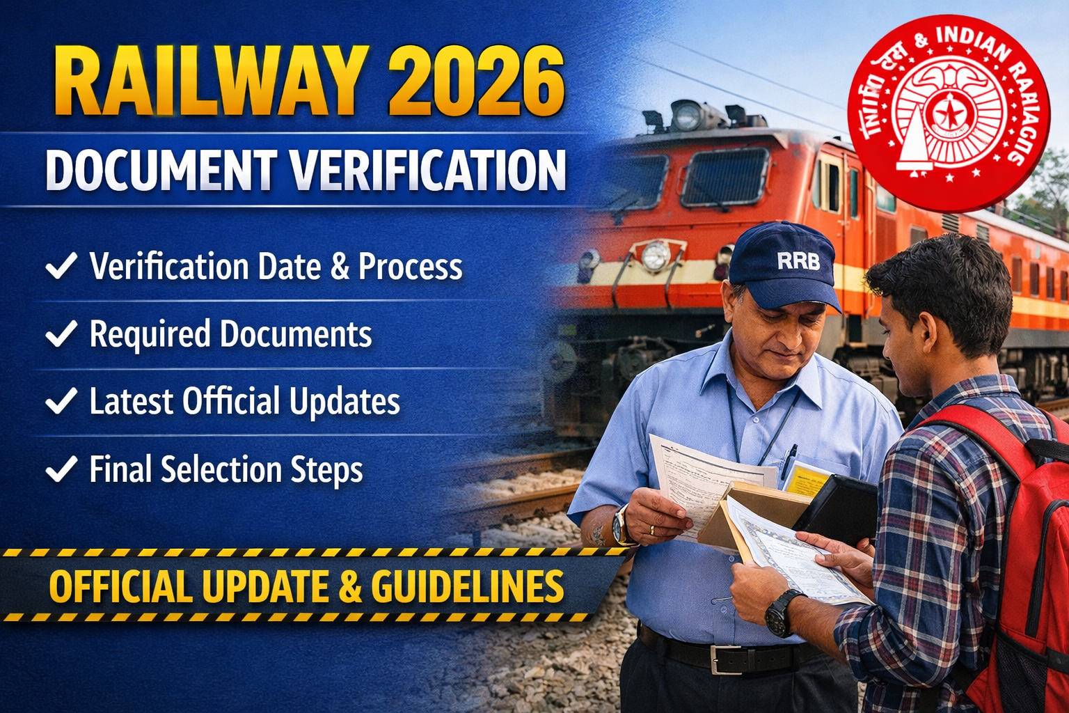 railway 2026 document verification