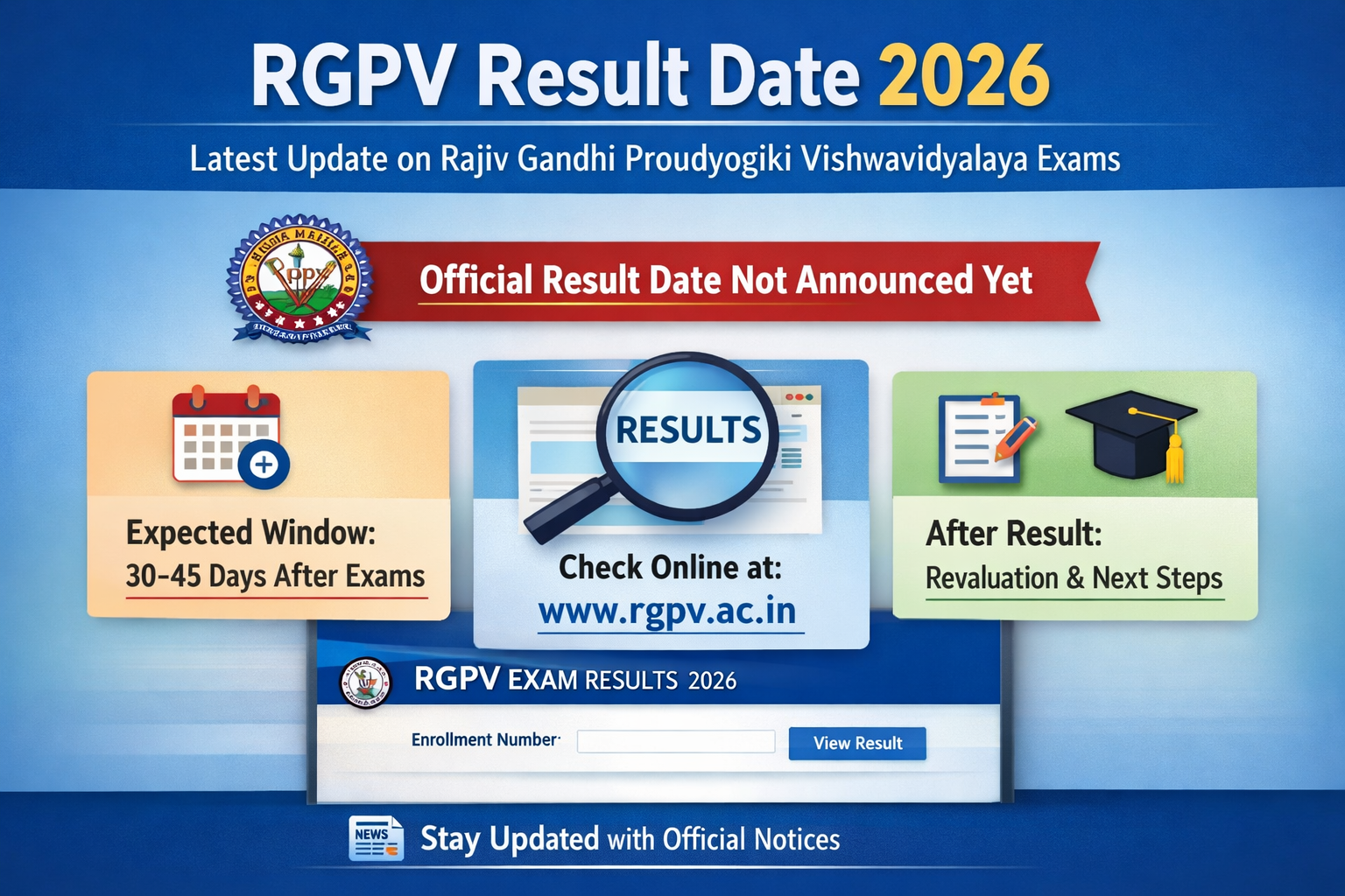 RGPV Result Date 2026: Latest Official Update & Check Link